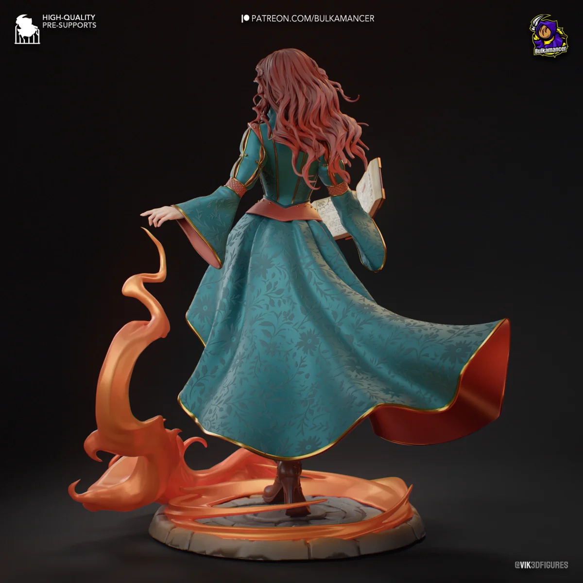 Triss Merigold | Fan Art | 3D Printed Resin Model Garage Kit | *Un-Painted* | Bulkamancer 3