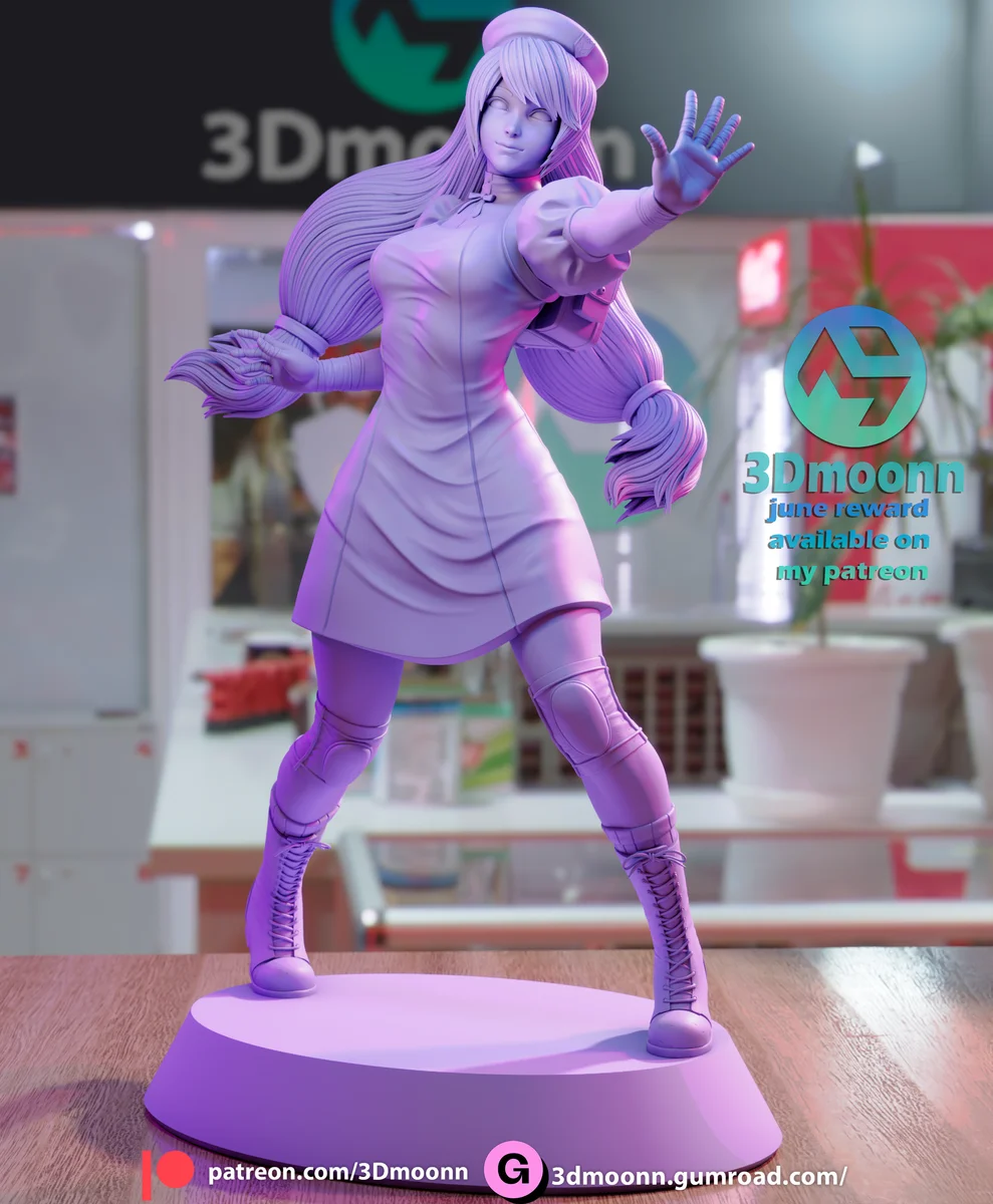 Hinako Shijo | Fan Art | 3D Printed Resin Model Garage Kit | *Un-Painted* | 3DMoonn 8