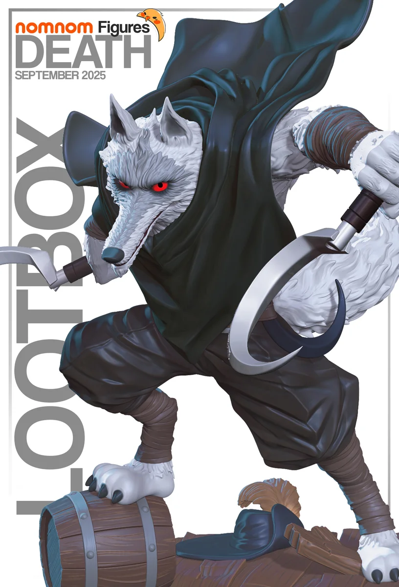 Death - Puss in Boots | Fan Art | 3D Printed Resin Model Garage Kit | *Un-Painted* | Nomnom