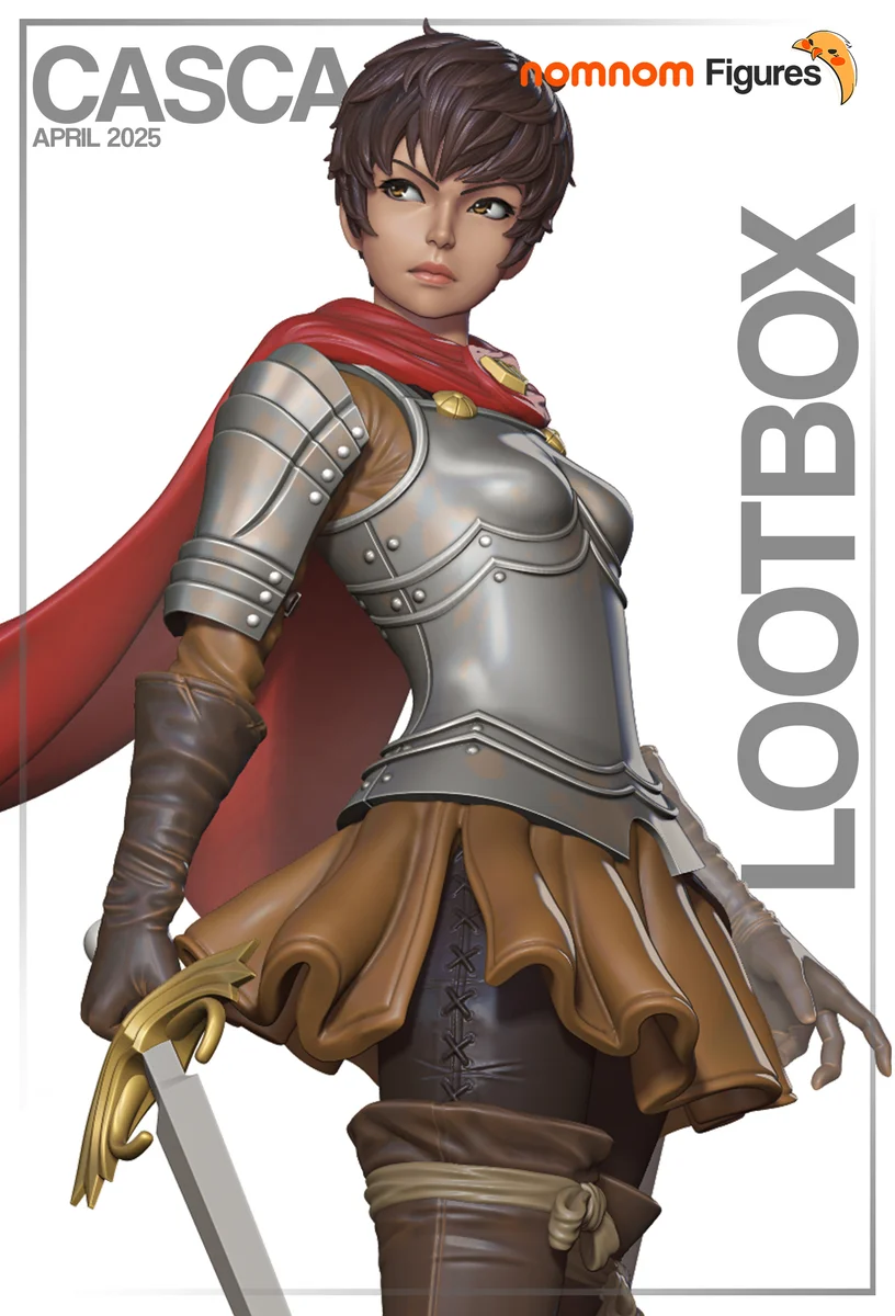 Casca | Fan Art | 3D Printed Resin Model Garage Kit | *Un-Painted* | Nomnom