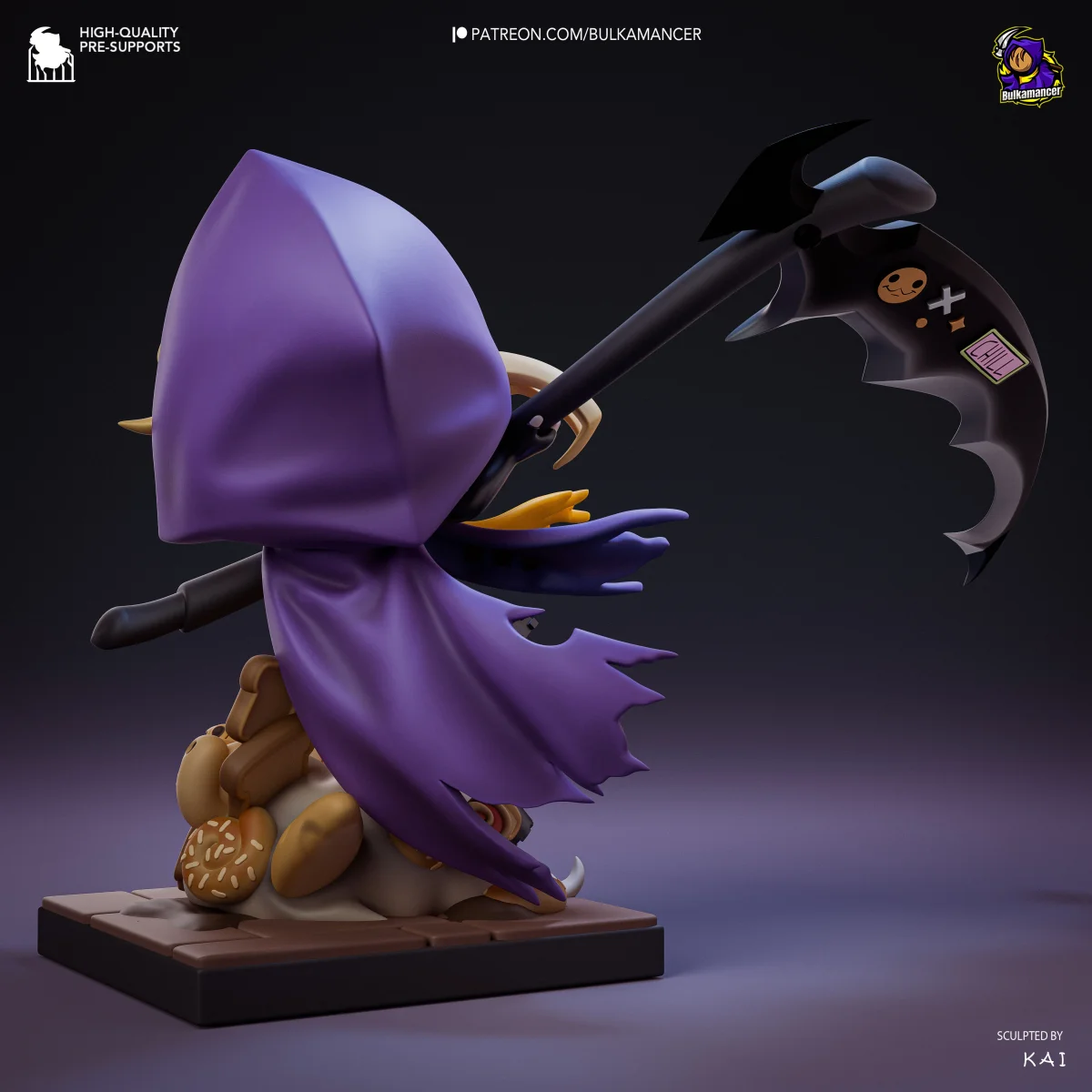 Chibi Bulka | Fan Art | 3D Printed Resin Model Garage Kit | *Un-Painted* | Bulkamancer 3