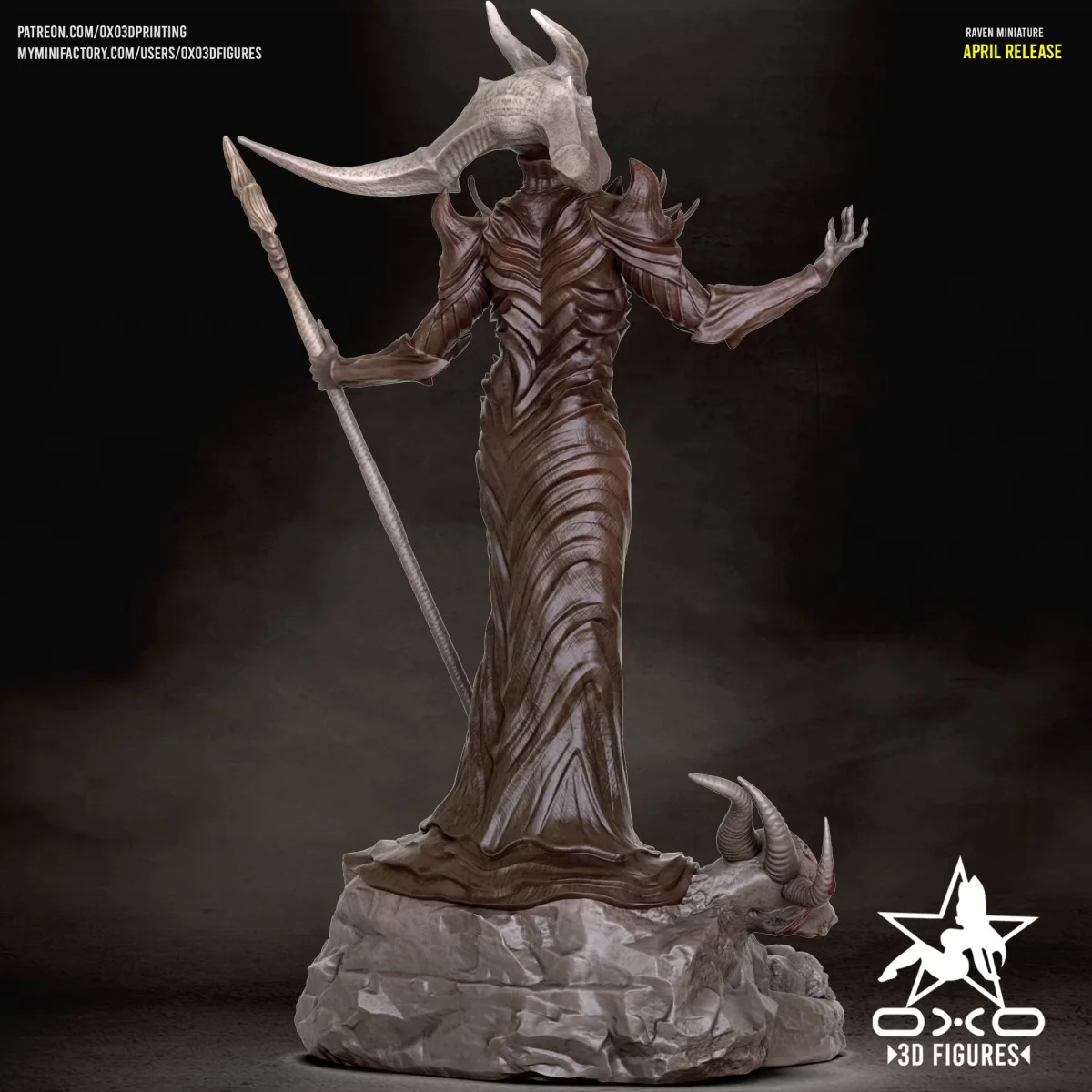 Asmodeus | Fan Art | 3D Printed Resin Model Garage Kit | *Un-Painted* | OXO3D 3