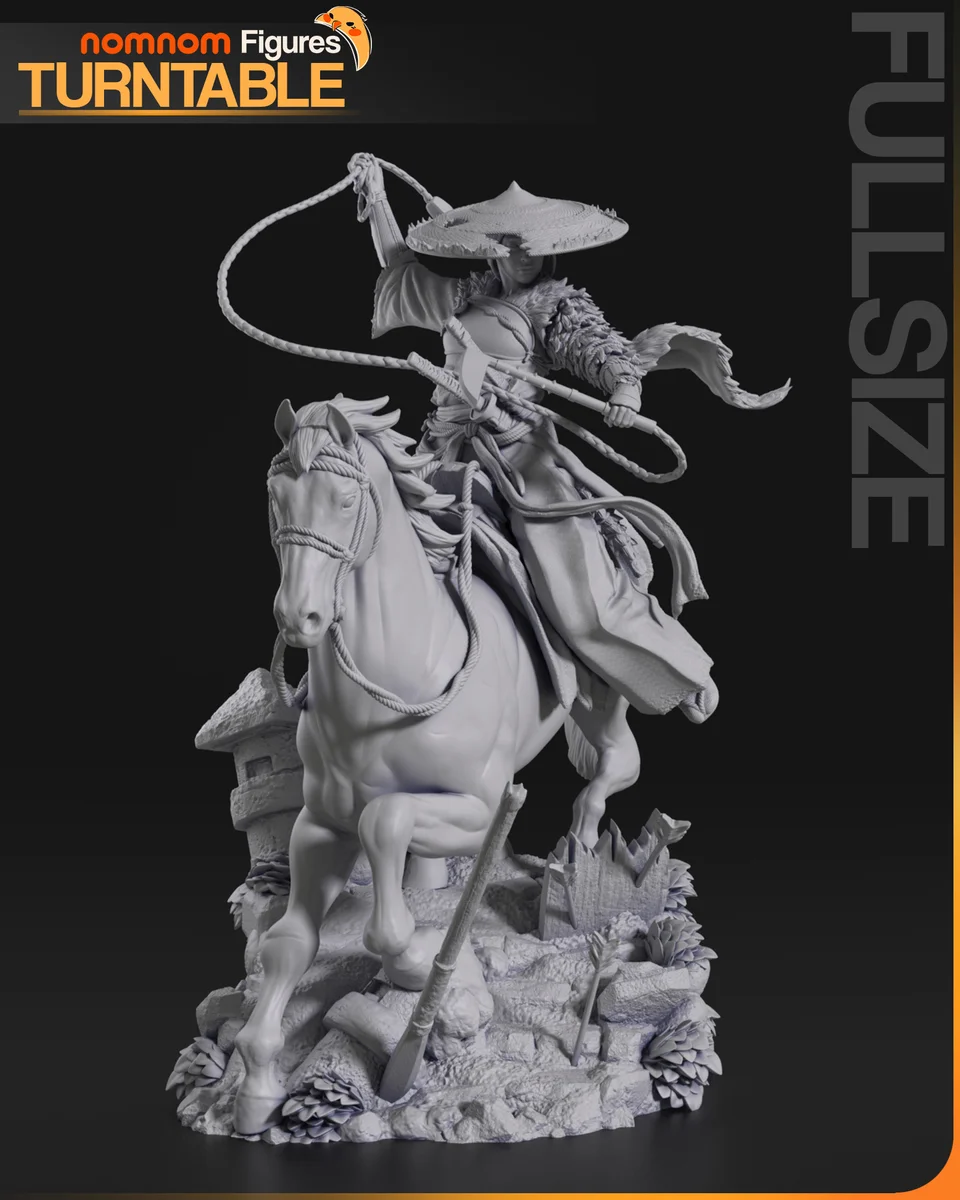 Atsu | Fan Art | 3D Printed Resin Model Garage Kit | *Un-Painted* | Nomnom 8