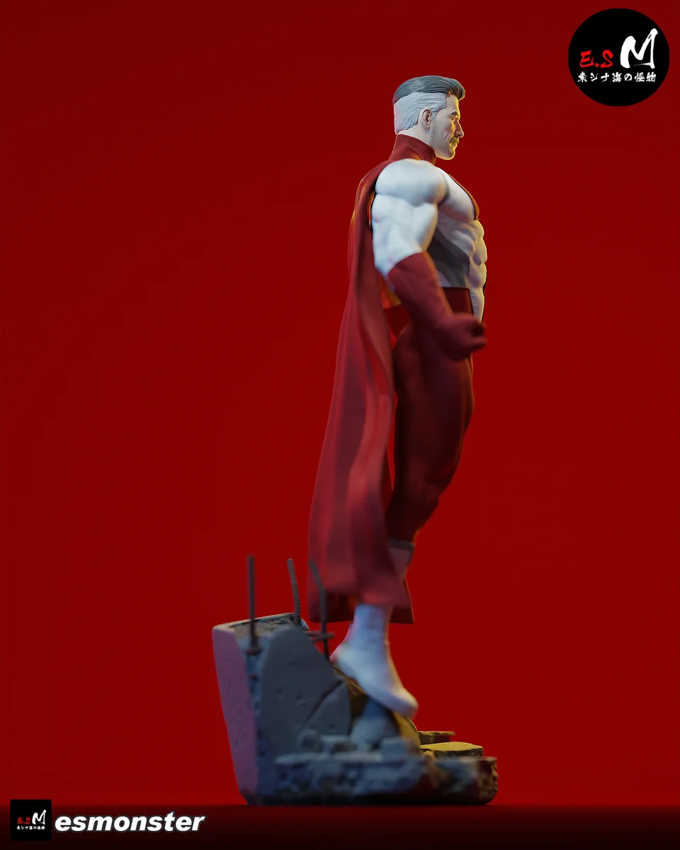 Omni-Man | Fan Art | 3D Printed Resin Model Garage Kit | *Un-Painted* | ES Monster 4