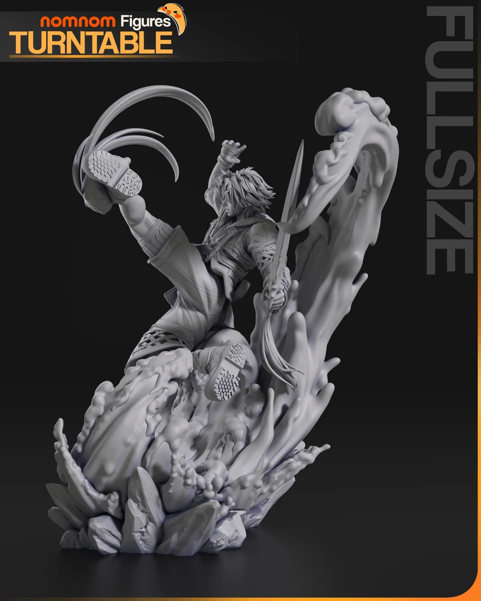 Tidus | Fan Art | 3D Printed Resin Model Garage Kit | *Un-Painted* | Nomnom 6