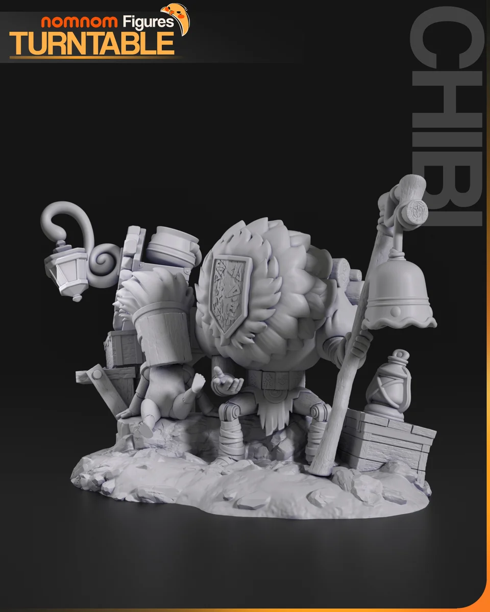 Chibi Noco | Fan Art | 3D Printed Resin Model Garage Kit | *Un-Painted* | Nomnom 9