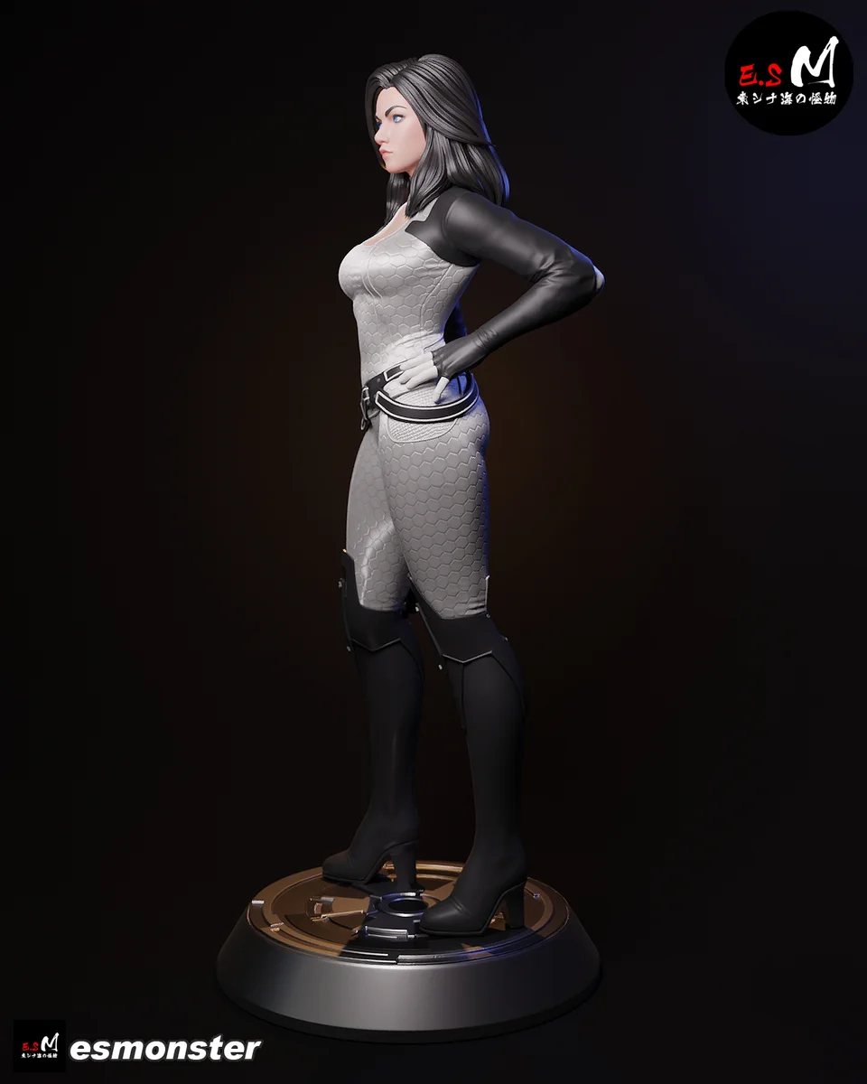 Miranda Lawson | Fan Art | 3D Printed Resin Model Garage Kit | *Un-Painted* | ES Monster 5