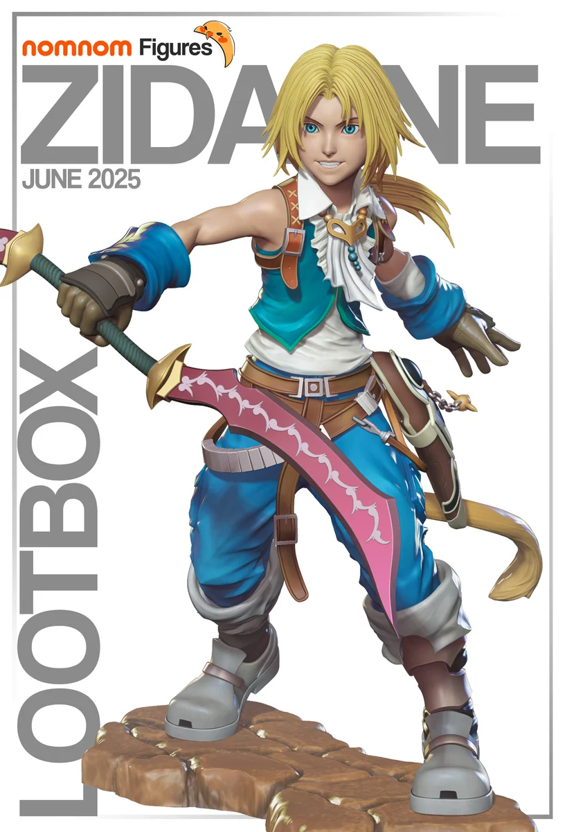 Zidane Tribal | Fan Art | 3D Printed Resin Model Garage Kit | *Un-Painted* | Nomnom