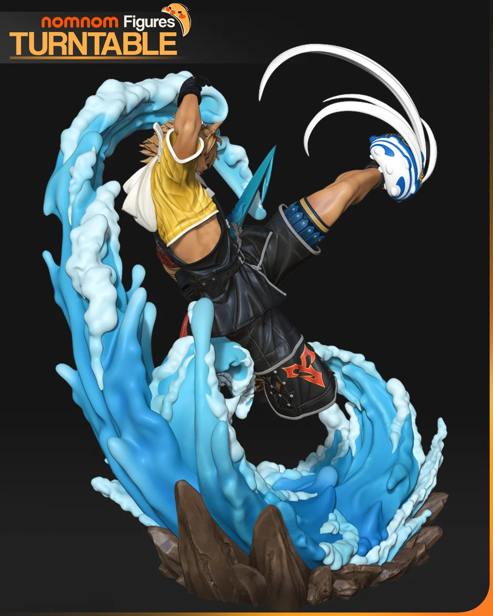 Tidus | Fan Art | 3D Printed Resin Model Garage Kit | *Un-Painted* | Nomnom 11