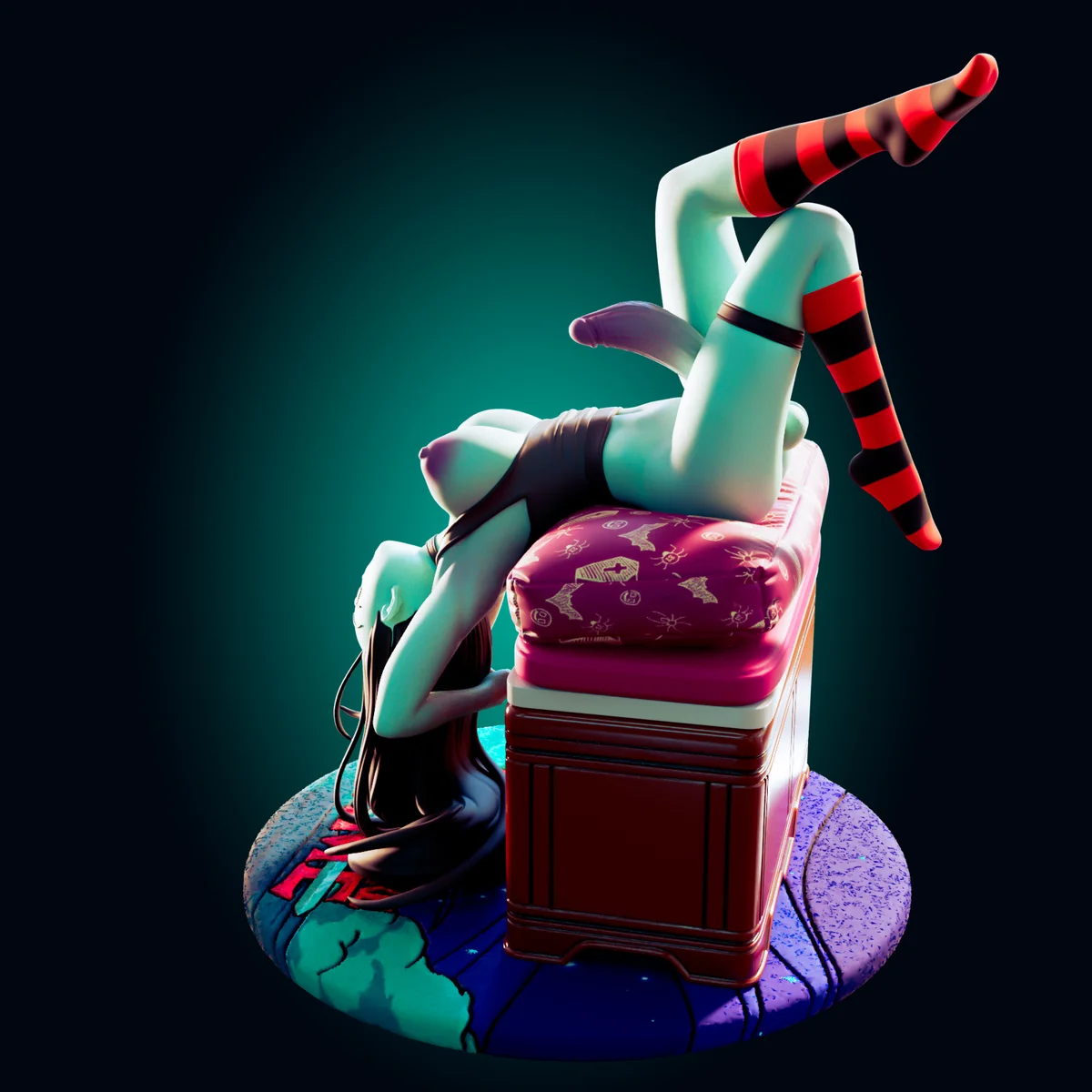 Marceline | Fan Art | 3D Printed Resin Model Garage Kit | *Un-Painted* | Officer Rhu 5