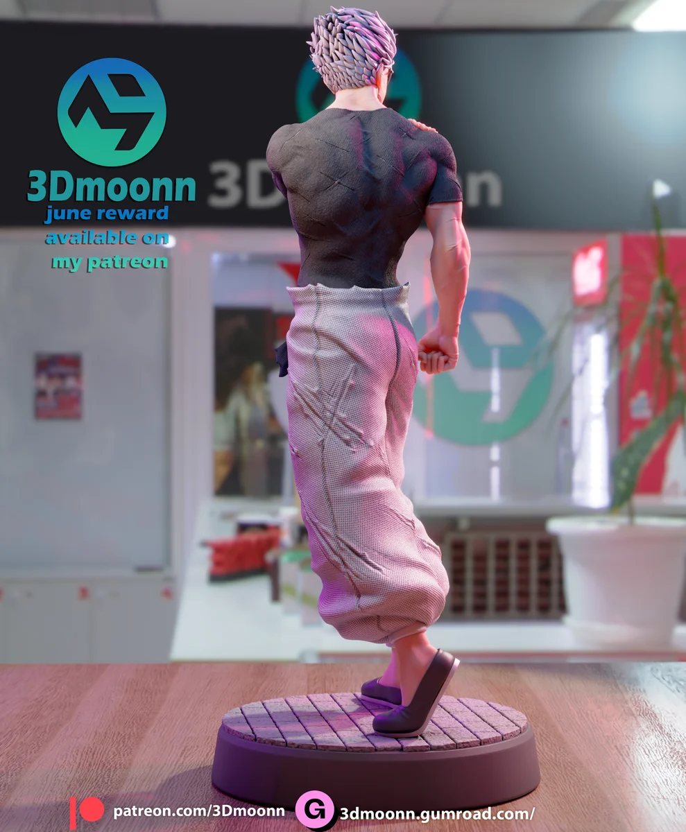 Gojo | Fan Art | 3D Printed Resin Model Garage Kit | *Un-Painted* | 3DMoonn 4