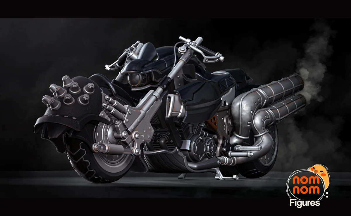 Hardy Daytona | Fan Art | 3D Printed Resin Model Garage Kit | *Un-Painted* | Nomnom