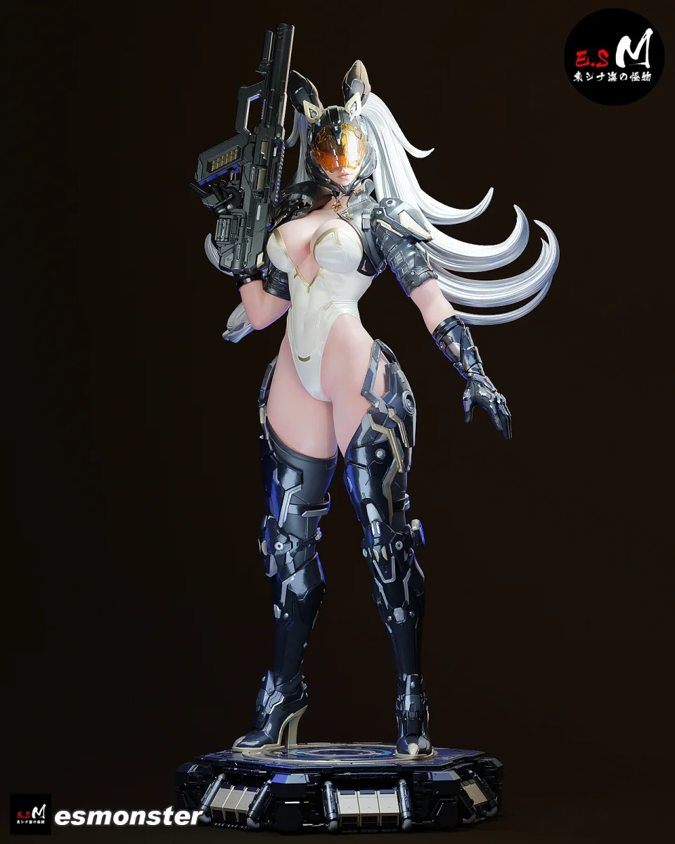 Ultimate Bunny | Fan Art | 3D Printed Resin Model Garage Kit | *Un-Painted* | ES Monster 3