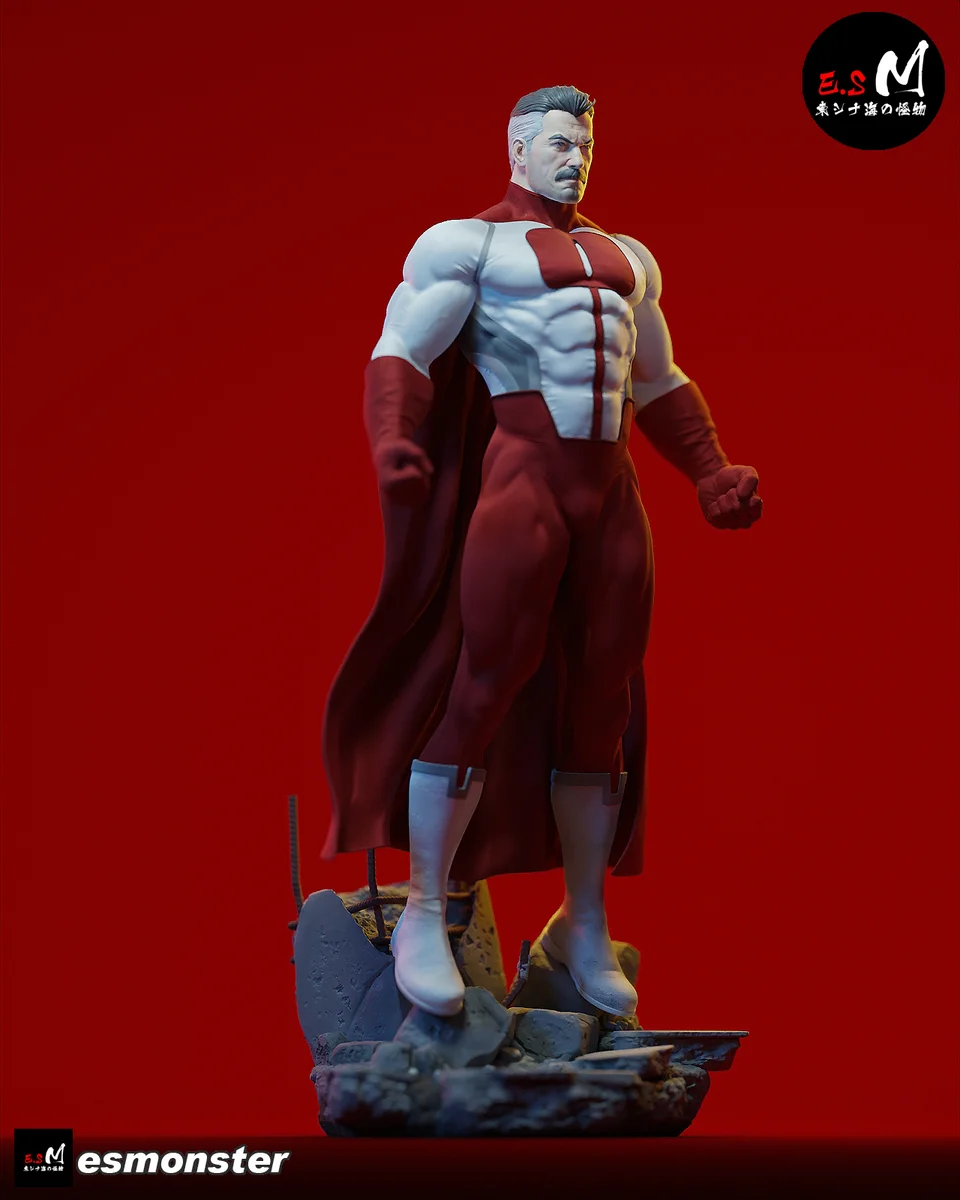 Omni-Man | Fan Art | 3D Printed Resin Model Garage Kit | *Un-Painted* | ES Monster 3