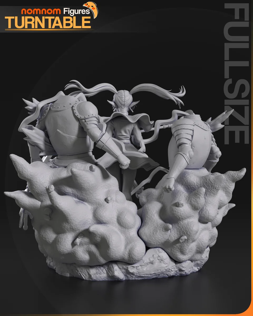 Frieren | Fan Art | 3D Printed Resin Model Garage Kit | *Un-Painted* | Nomnom 7