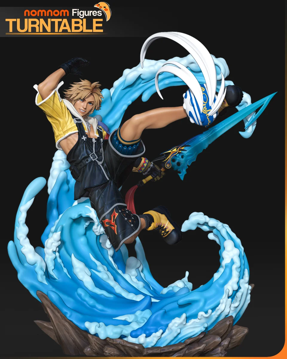 Tidus | Fan Art | 3D Printed Resin Model Garage Kit | *Un-Painted* | Nomnom 8