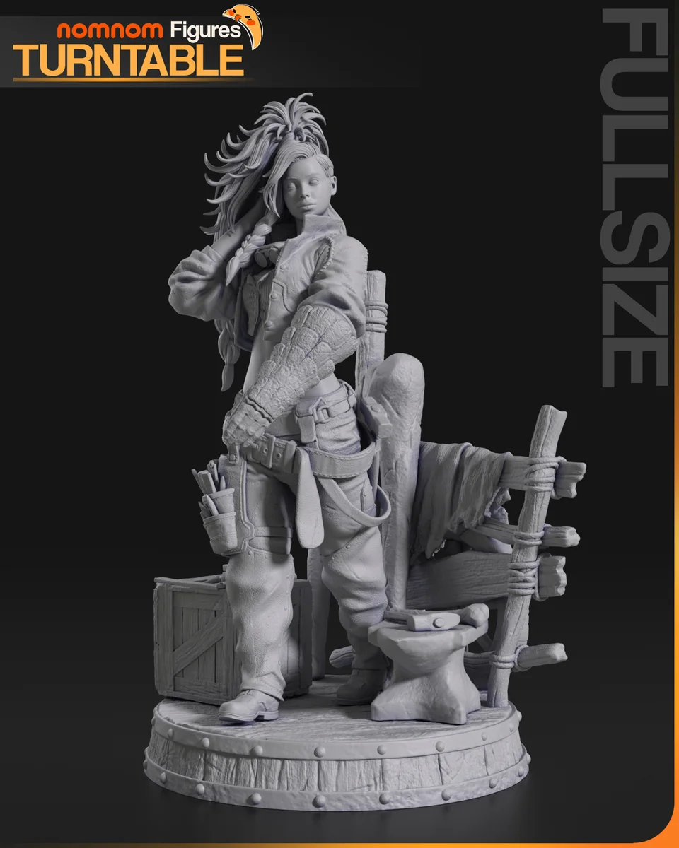 Gemma | Fan Art | 3D Printed Resin Model Garage Kit | *Un-Painted* | Nomnom 4