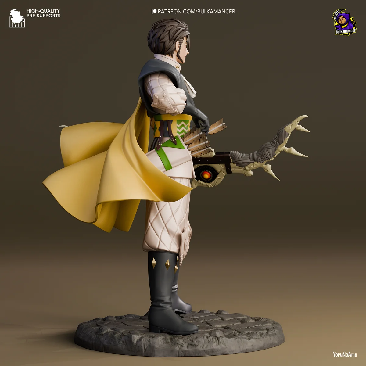 Claude | Fan Art | 3D Printed Resin Model Garage Kit | *Un-Painted* | Bulkamancer 4