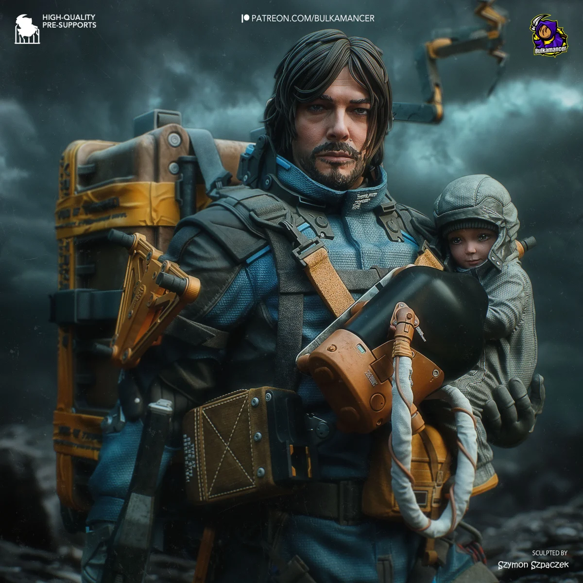 Sam | Fan Art | 3D Printed Resin Model Garage Kit | *Un-Painted* | Bulkamancer