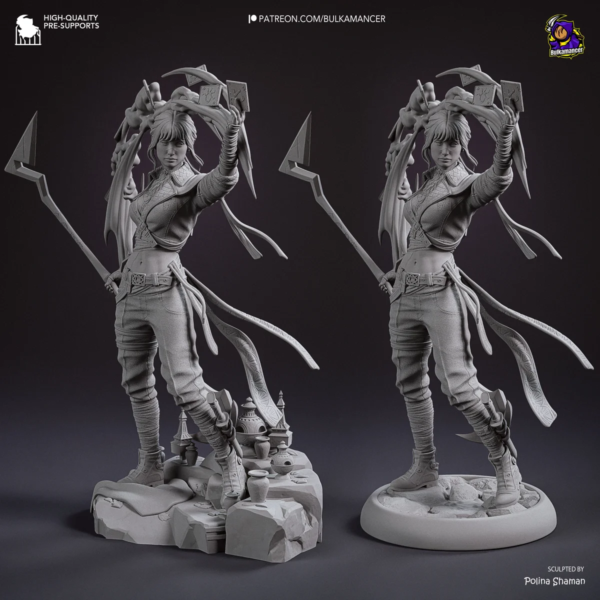Sciel | Fan Art | 3D Printed Resin Model Garage Kit | *Un-Painted* | Bulkamancer 9