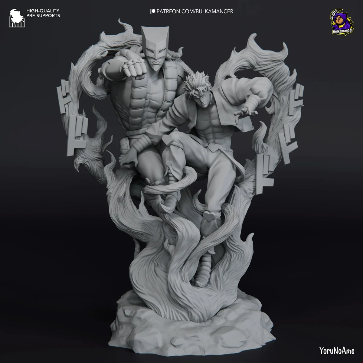 Mr Vampire and Friend | Fan Art | 3D Printed Resin Model Garage Kit | *Un-Painted* | Bulkamancer 7