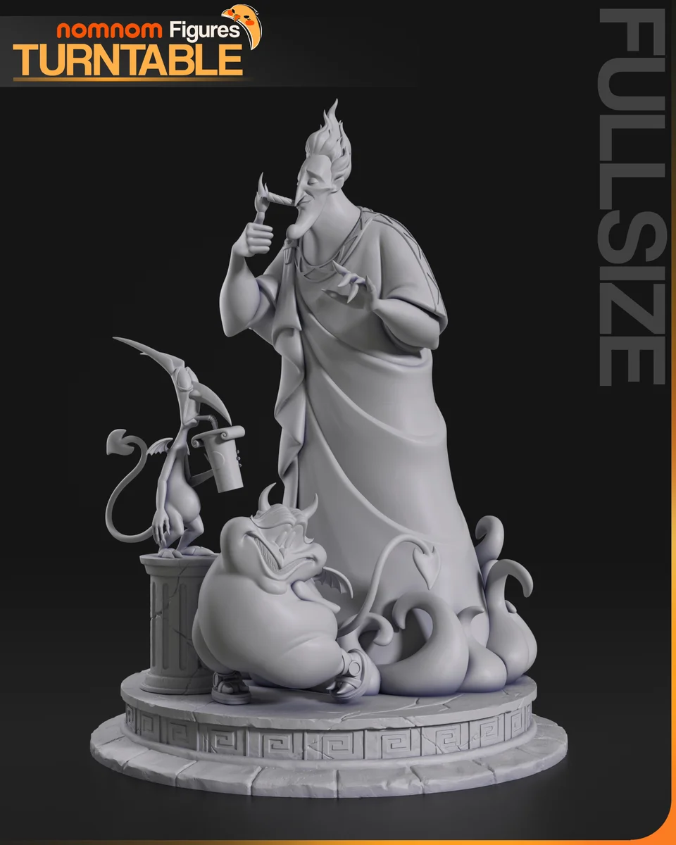 Hades | Fan Art | 3D Printed Resin Model Garage Kit | *Un-Painted* | Nomnom 4