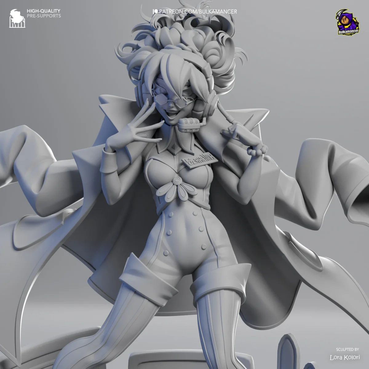 Scamellia | Fan Art | 3D Printed Resin Model Garage Kit | *Un-Painted* | Bulkamancer 6