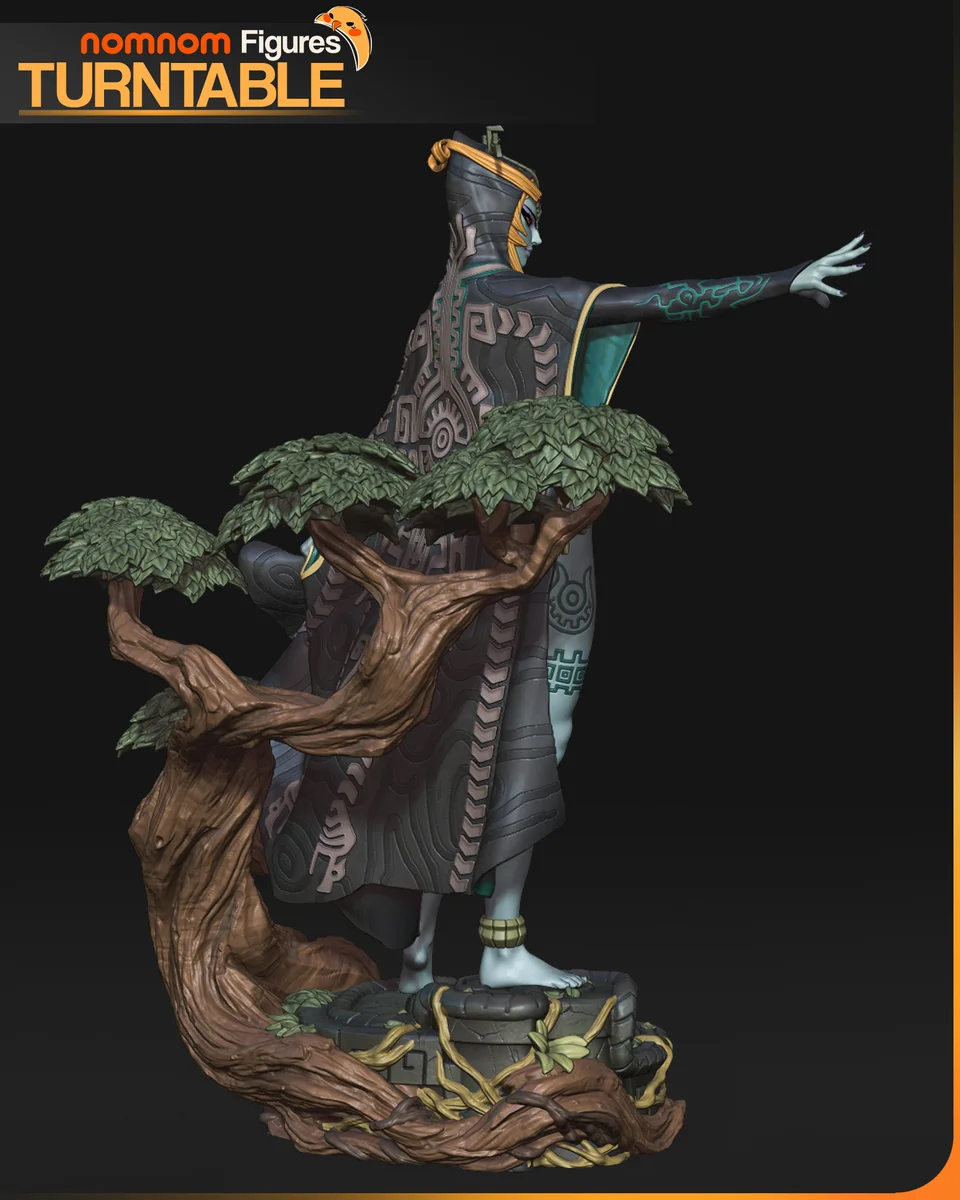 Midna | Fan Art | 3D Printed Resin Model Garage Kit | *Un-Painted* | Nomnom 7