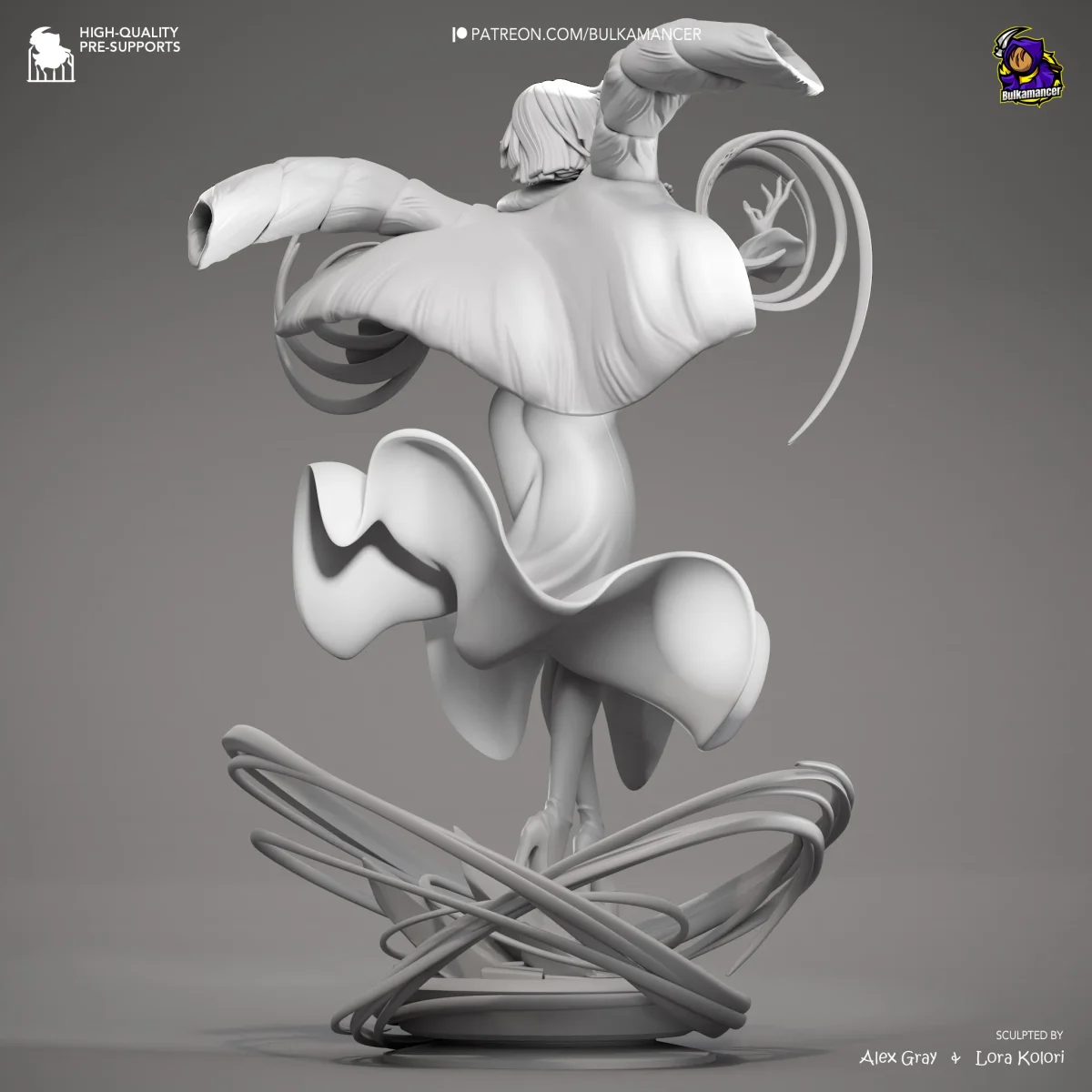 Fubuki | Fan Art | 3D Printed Resin Model Garage Kit | *Un-Painted* | Bulkamancer 8