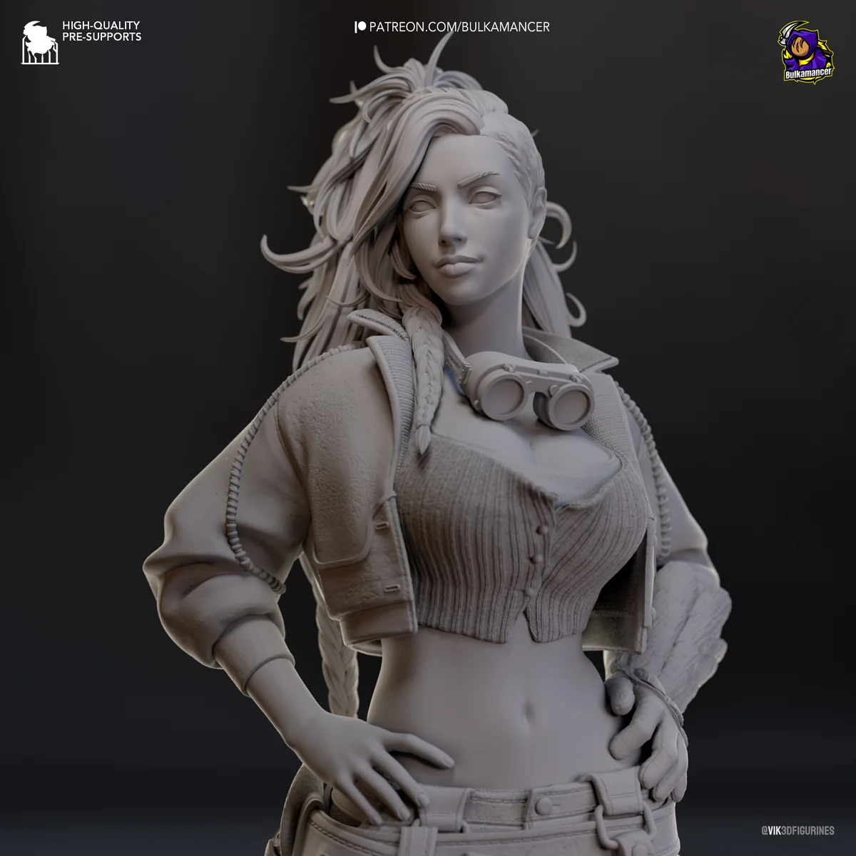 Gemma | Fan Art | 3D Printed Resin Model Garage Kit | *Un-Painted* | Bulkamancer 7