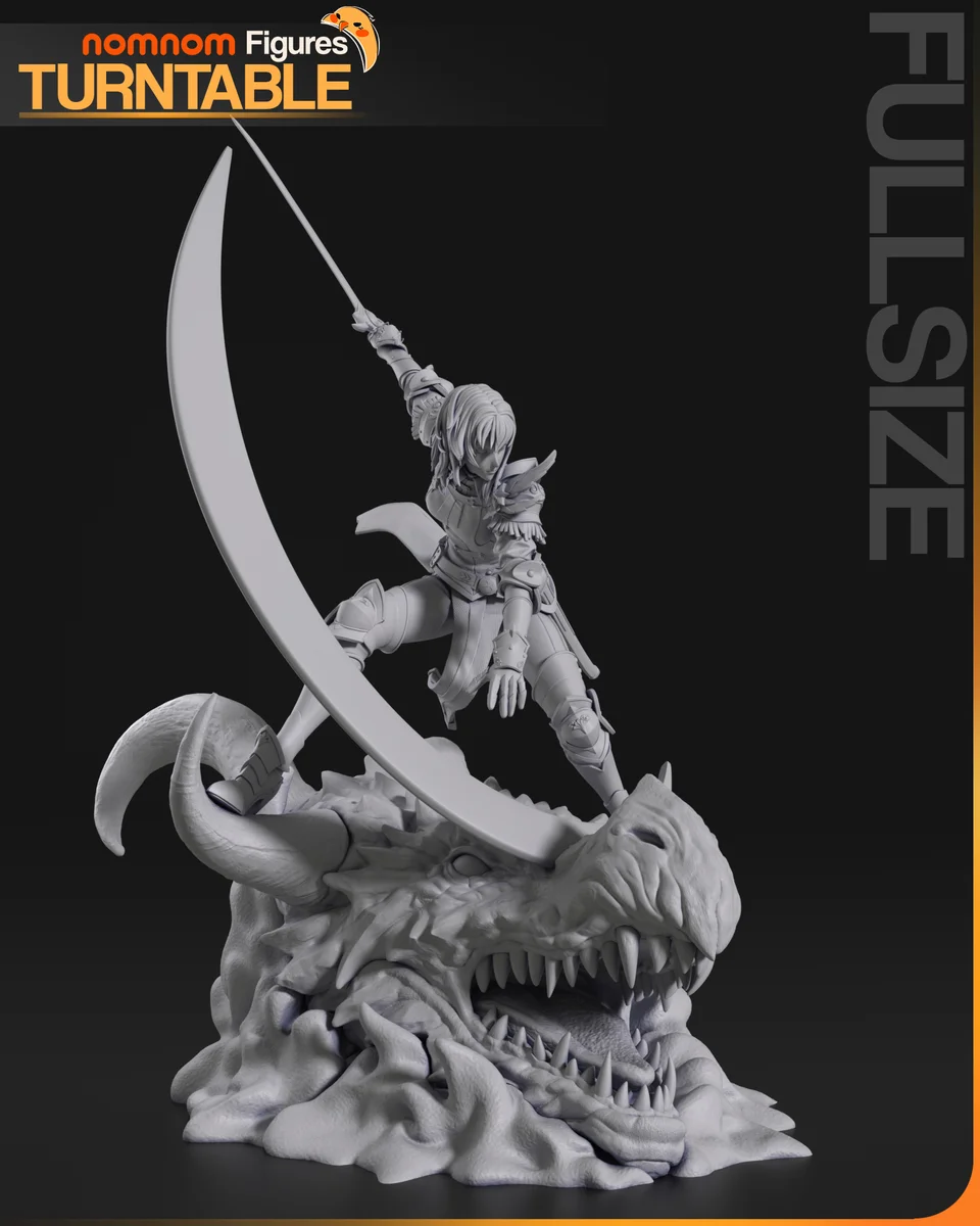 Cha Hae-In | Fan Art | 3D Printed Resin Model Garage Kit | *Un-Painted* | Nomnom 5