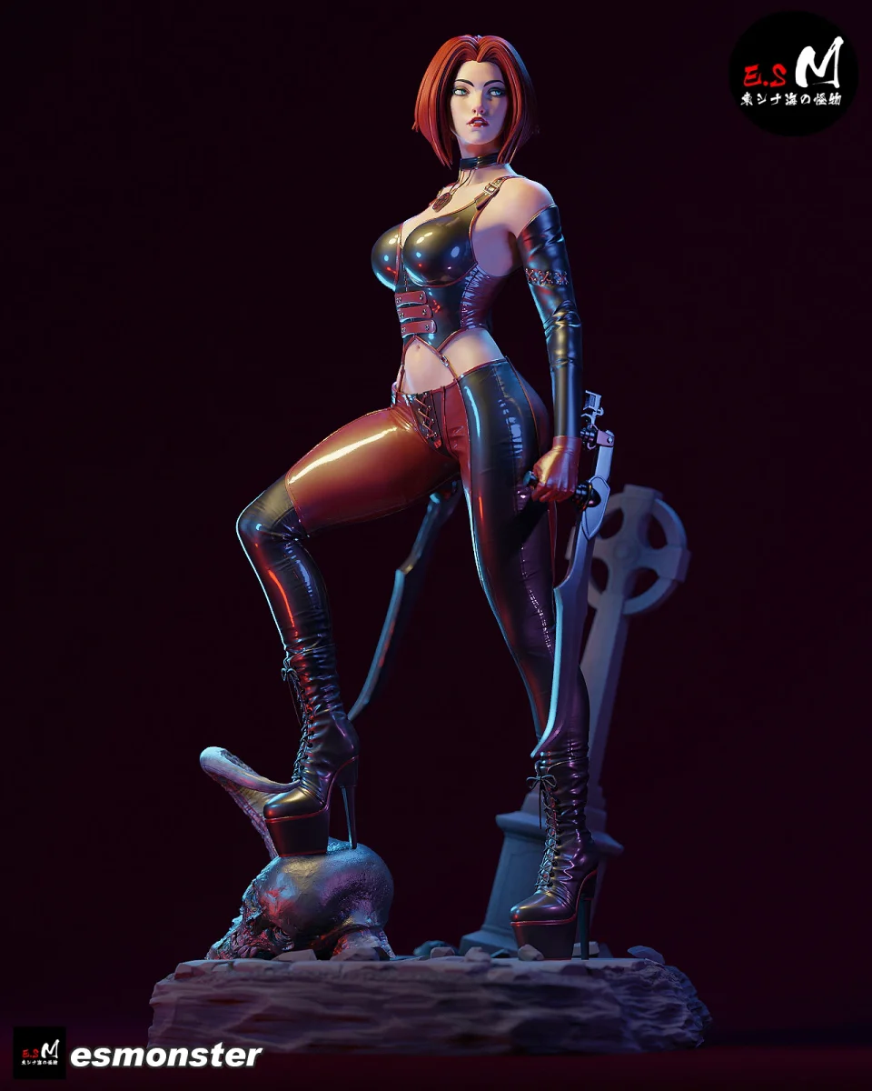Blood Rayne | Fan Art | 3D Printed Resin Model Garage Kit | *Un-Painted* | ES Monster