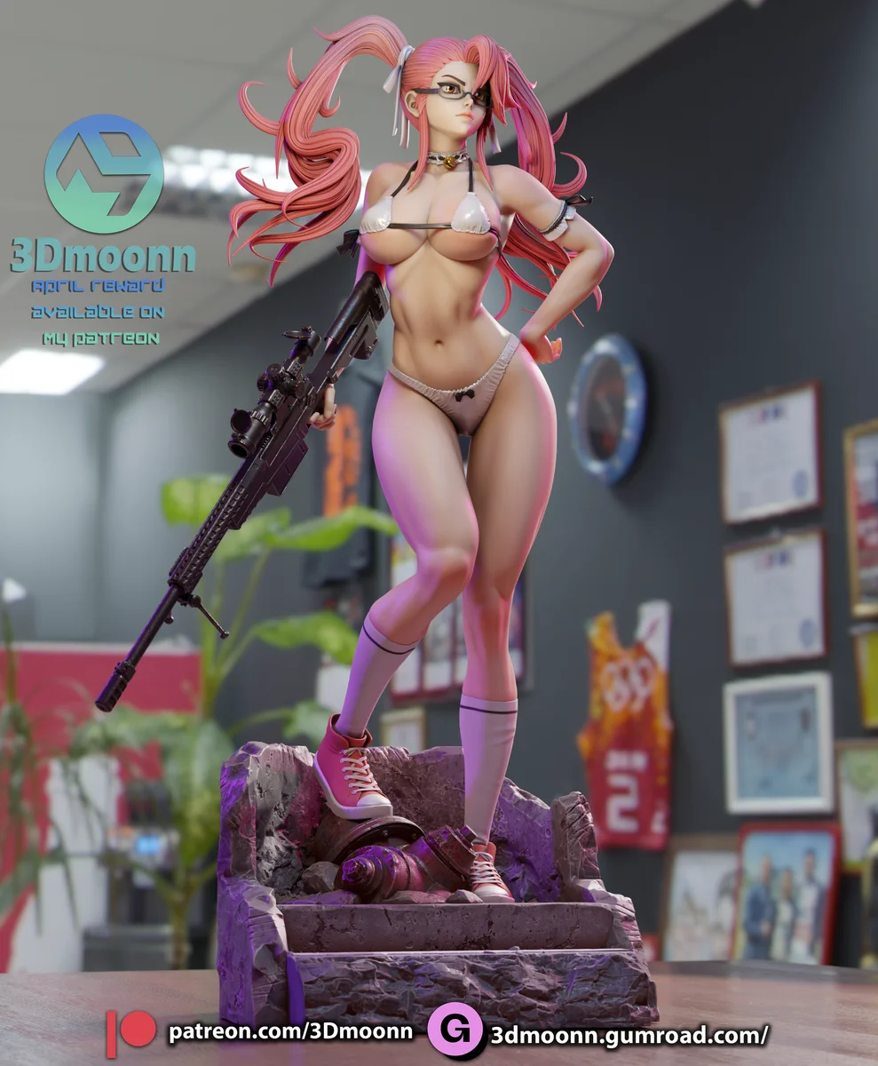 Saya Takagi | Fan Art | 3D Printed Resin Model Garage Kit | *Un-Painted* | 3DMoonn 3