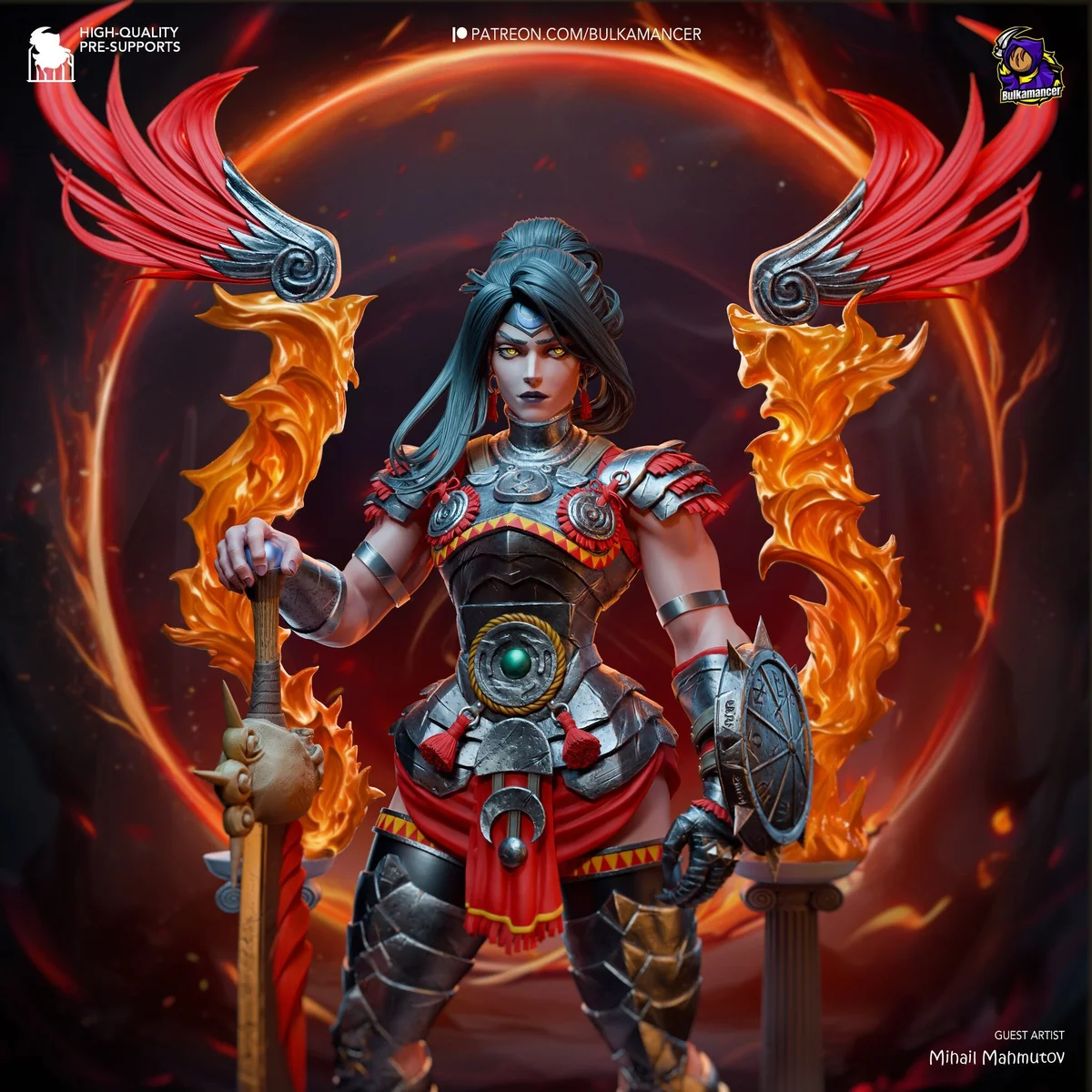 Nemesis | Fan Art | 3D Printed Resin Model Garage Kit | *Un-Painted* | Bulkamancer