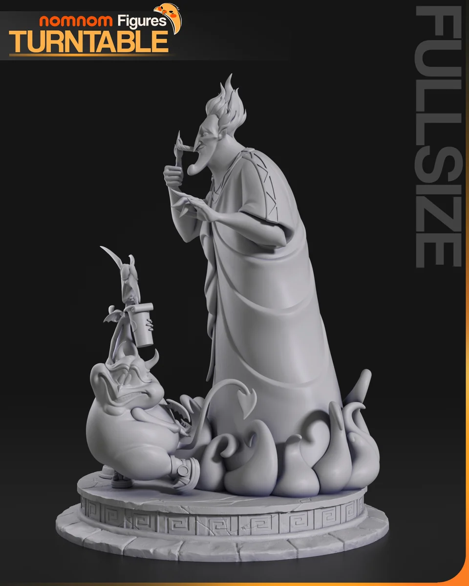 Hades | Fan Art | 3D Printed Resin Model Garage Kit | *Un-Painted* | Nomnom 5