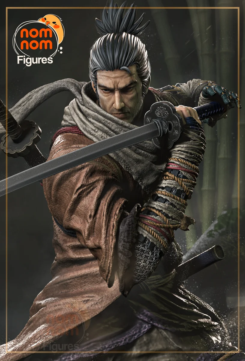 Sekiro | Fan Art | 3D Printed Resin Model Garage Kit | *Un-Painted* | Nomnom