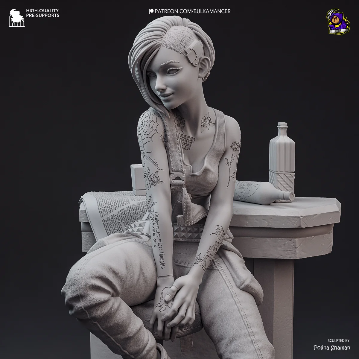 Judy | Fan Art | 3D Printed Resin Model Garage Kit | *Un-Painted* | Bulkamancer 6