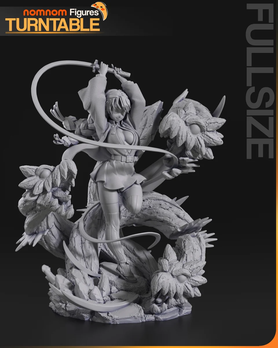 Mitsuri | Fan Art | 3D Printed Resin Model Garage Kit | *Un-Painted* | Nomnom 8