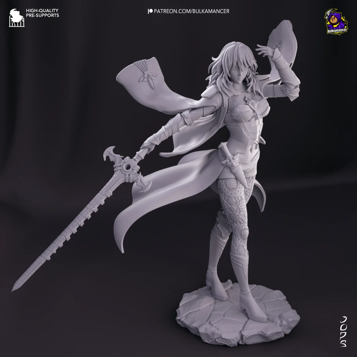 Byleth | Fan Art | 3D Printed Resin Model Garage Kit | *Un-Painted* | Bulkamancer 6