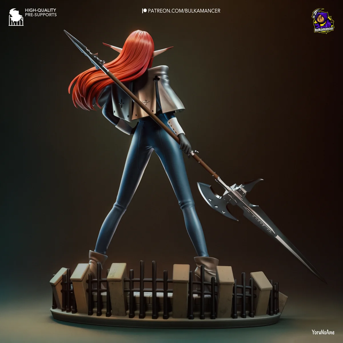 Hulkenberg | Fan Art | 3D Printed Resin Model Garage Kit | *Un-Painted* | Bulkamancer 3