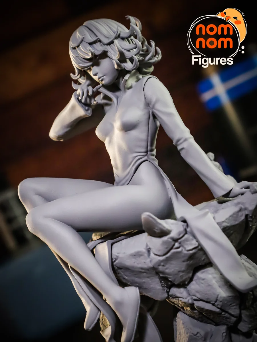 Tatsumaki | Fan Art | 3D Printed Resin Model Garage Kit | *Un-Painted* | Nomnom 12