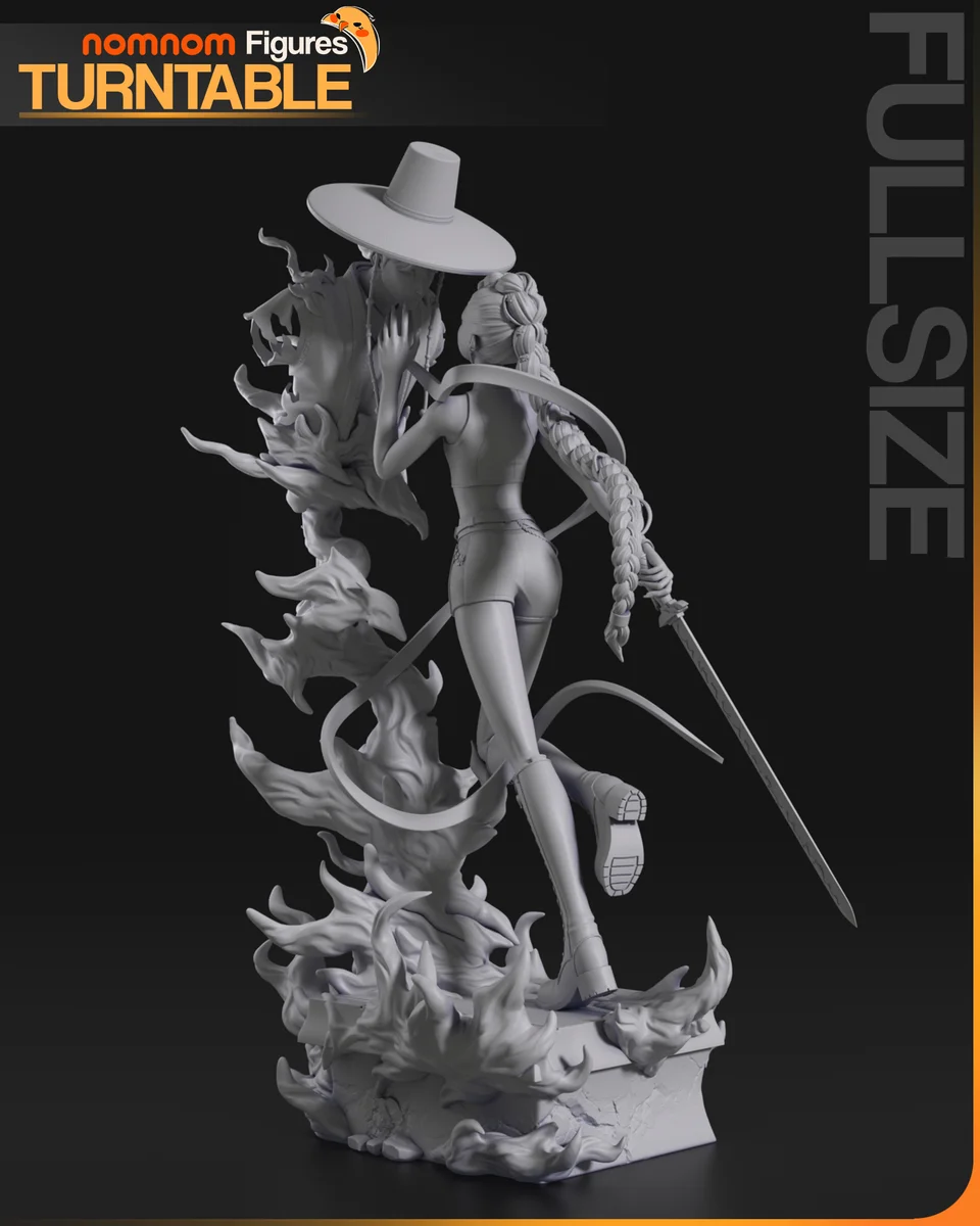 Rumi | Fan Art | 3D Printed Resin Model Garage Kit | *Un-Painted* | Nomnom 11