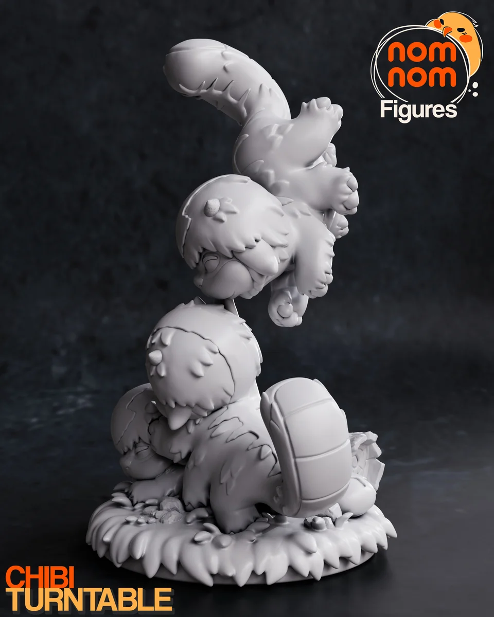 Chibi Baby Skybison | Fan Art | 3D Printed Resin Model Garage Kit | *Un-Painted* | Nomnom 7