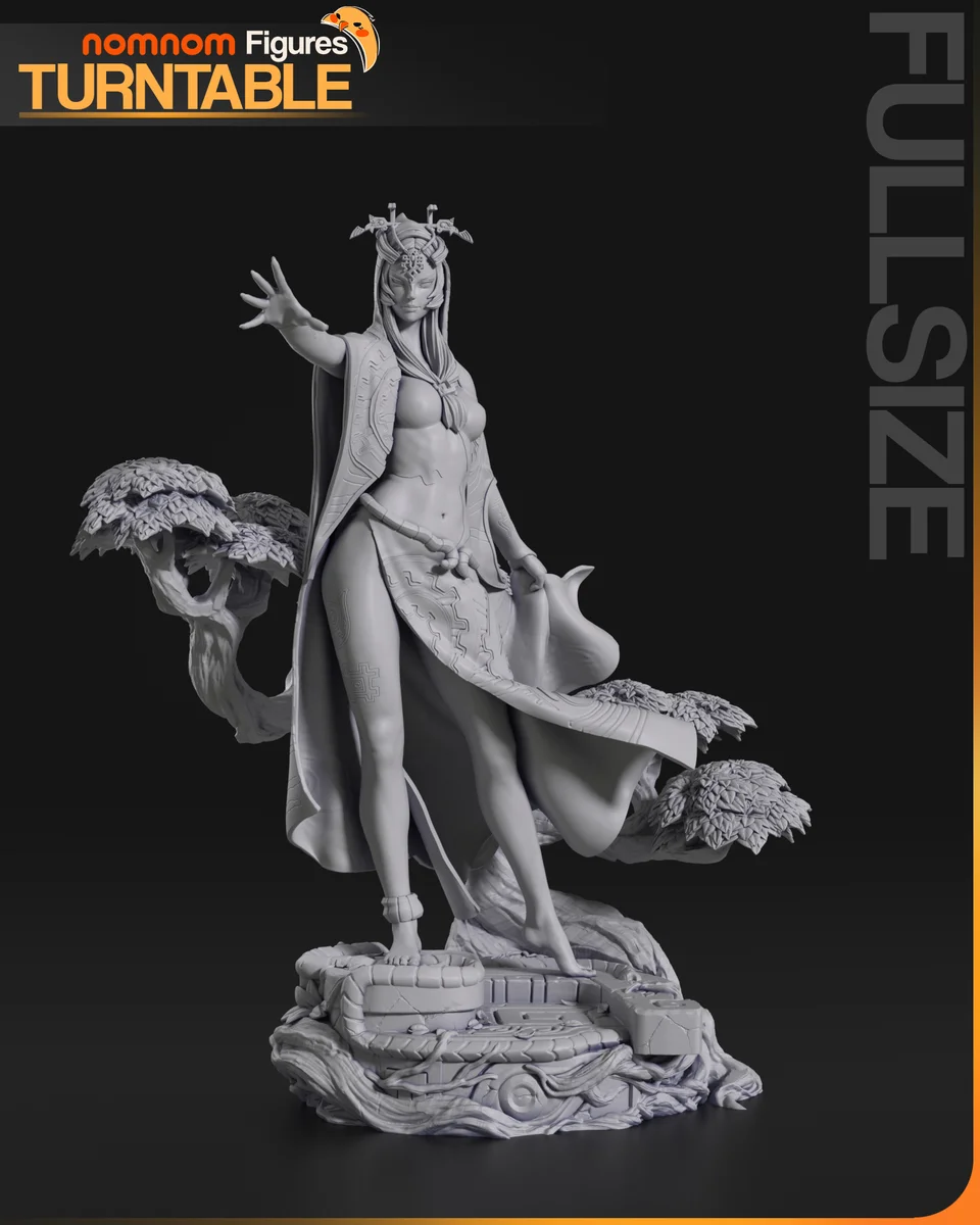 Midna | Fan Art | 3D Printed Resin Model Garage Kit | *Un-Painted* | Nomnom 8