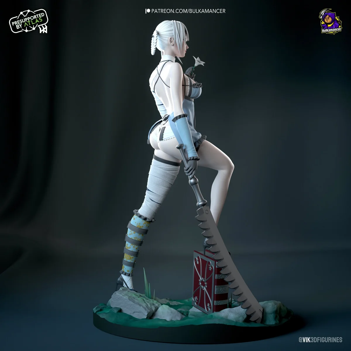 Kaine | Fan Art | 3D Printed Resin Model Garage Kit | *Un-Painted* | Bulkamancer 3
