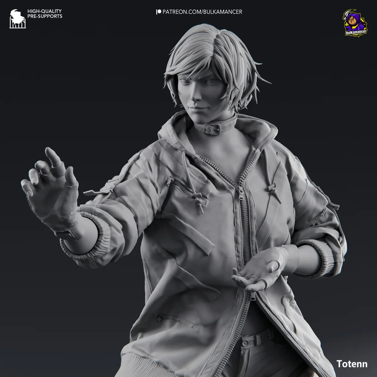 Reina | Fan Art | 3D Printed Resin Model Garage Kit | *Un-Painted* | Bulkamancer 6