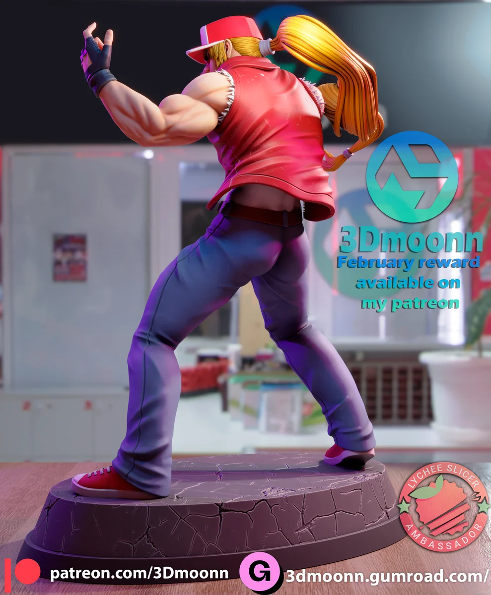 Terry | Fan Art | 3D Printed Resin Model Garage Kit | *Un-Painted* | 3DMoonn 7