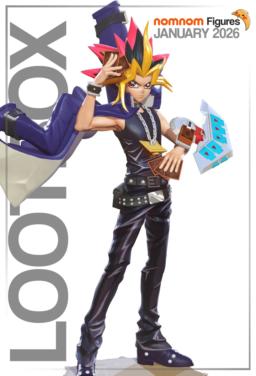 Yugi Muto | Fan Art | 3D Printed Resin Model Garage Kit | *Un-Painted* | Nomnom