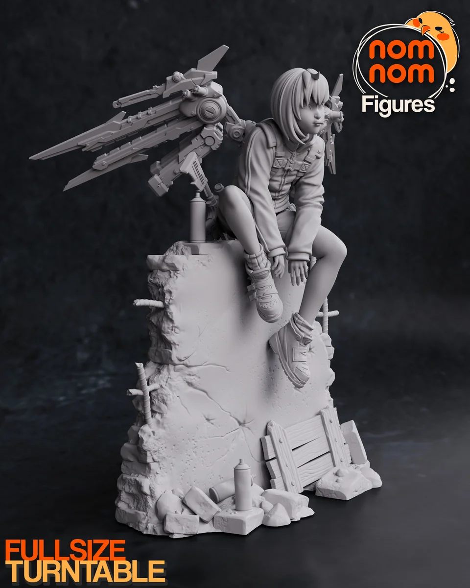 Valrie | Fan Art | 3D Printed Resin Model Garage Kit | *Un-Painted* | Nomnom 7