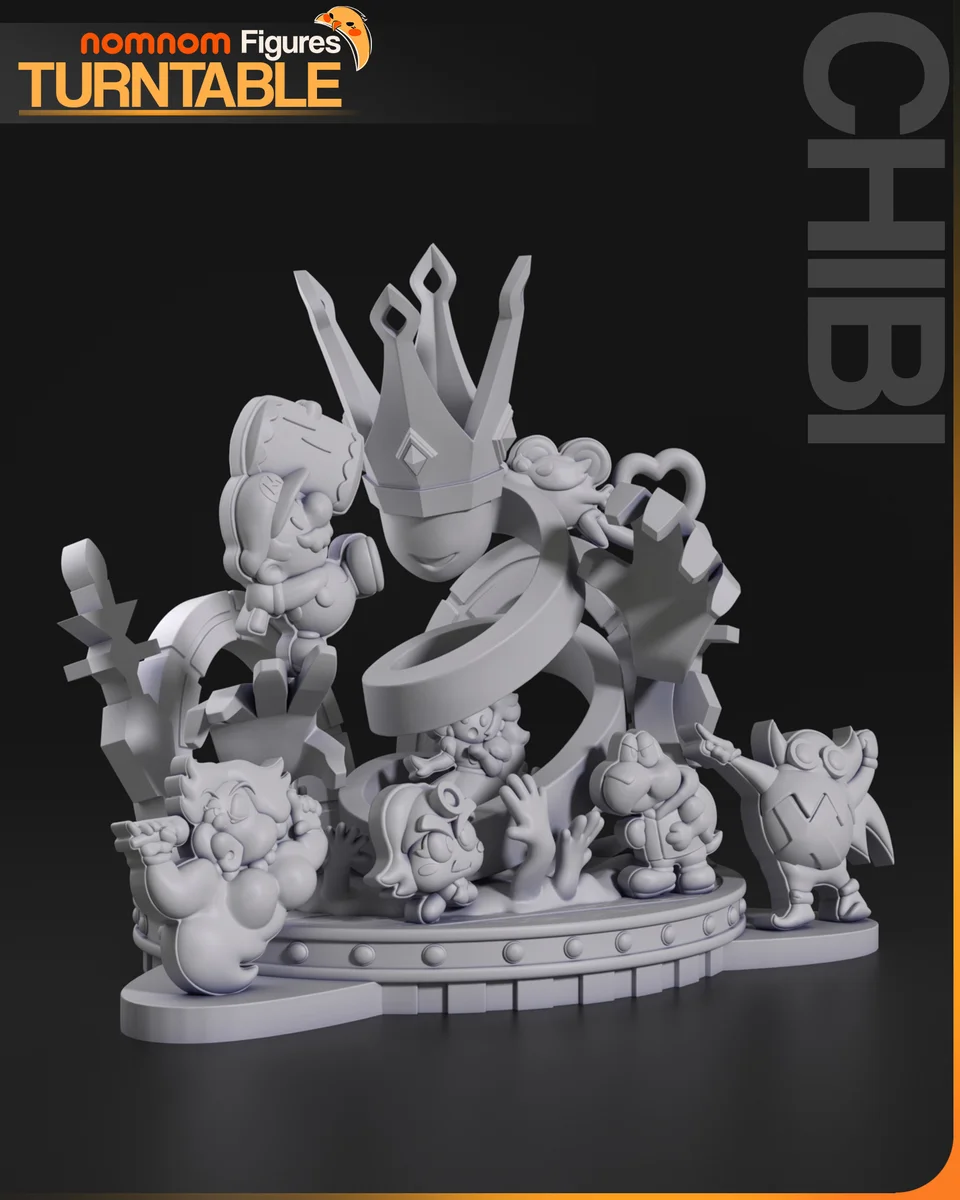 Chibi Paper Mario | Fan Art | 3D Printed Resin Model Garage Kit | *Un-Painted* | Nomnom 5